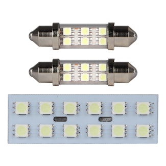 Pilot Automotive ILT-201W Ford Dome Light Kit, Wht