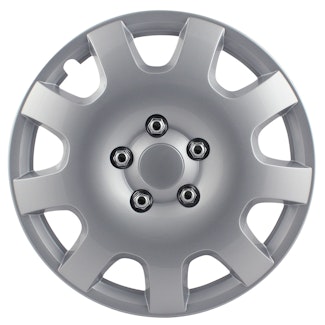 Pilot Automotive WH524-15S-BX Gear Silver 9 Spoke 15 in. WC
