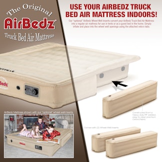 Pittman Outdoors PPI-TAN_AC5_505 AirBedz TAN Original Inflatable Wheel Well Side Inserts  Fits ONLY PPI 505