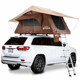 Pittman Outdoors PPI-TNT1.9CBO_KO TNT1.9 Series Tent, Coffee Brown_Orange Trim