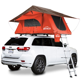 Pittman Outdoors PPI-TNT1.9OCB_CBO TNT1.9 Series Tent, Orange_Coffee Brown Trim