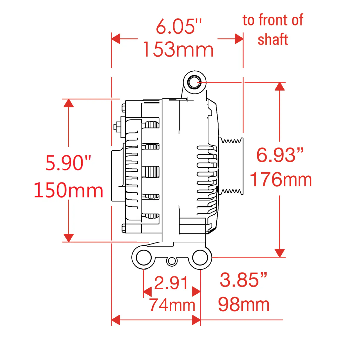 Powermaster 17767 Alternator