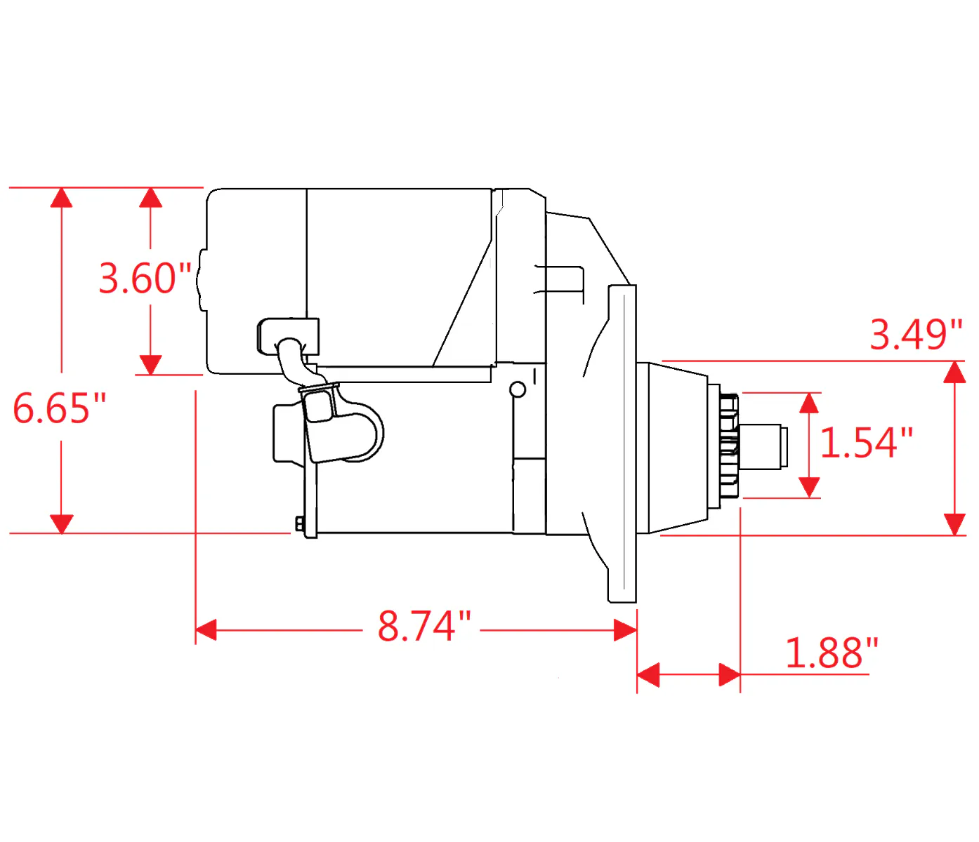 Powermaster 9050 Ultra Duty Diesel Starter