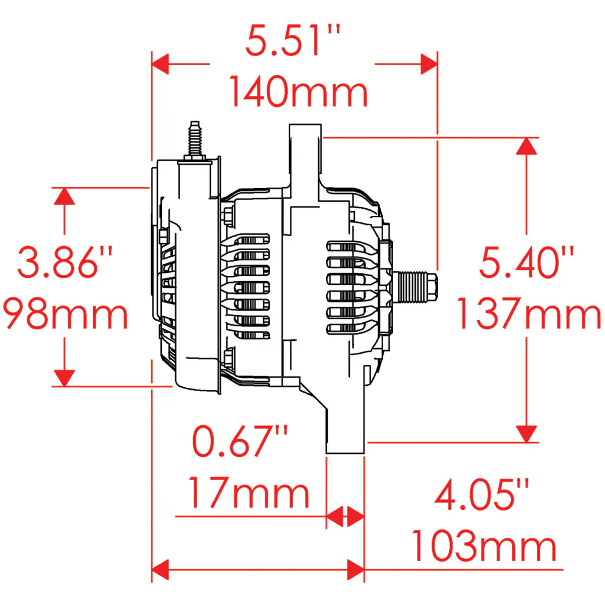 Powermaster 8-400 Pro Series Alternator Kit | Truck Stuff Fort Myers