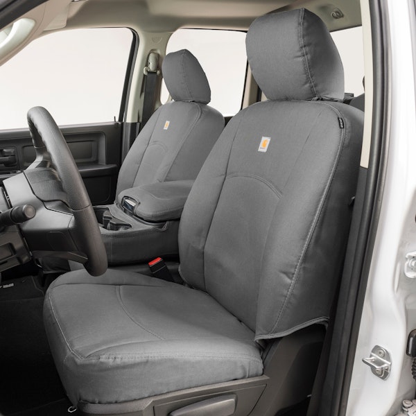 Precison Fit Seat Covers GTF266CAGY Precision Fit Carhartt Custom Front Row Seat Covers - Gravel
