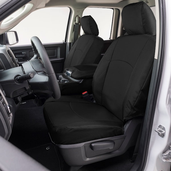 Precison Fit Seat Covers GTB4247ENBK Precision Fit Endura Custom Third Row Seat Covers - Black/Black