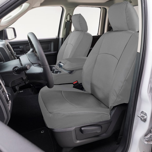 Precison Fit Seat Covers GTB4247ENSS Precision Fit Endura Custom Third Row Seat Covers - Silver/Silver
