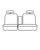 Precison Fit Seat Covers GTC1064LTSN Precision Fit Leatherette Custom Second Row Seat Covers - Stone