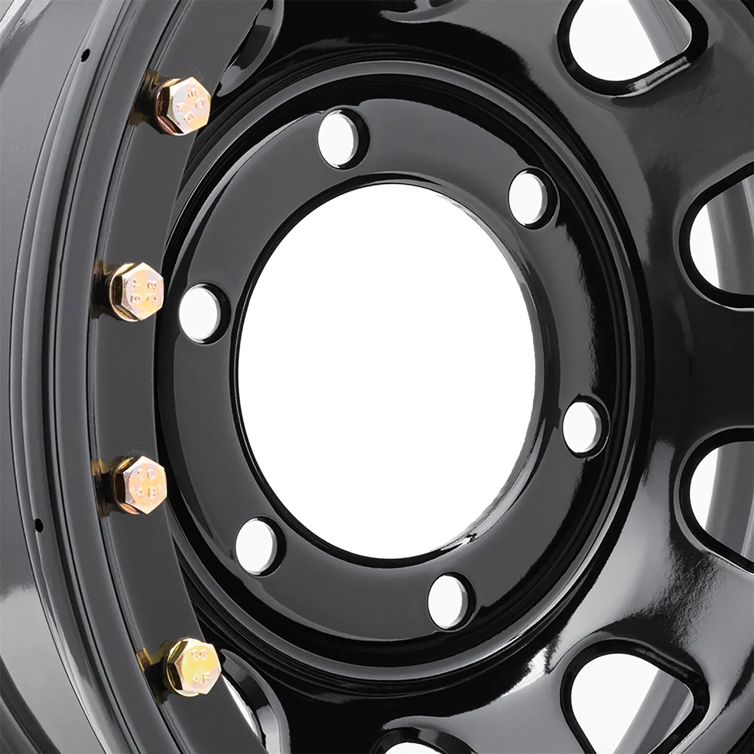 Pro Comp Steel Wheels 252-6183 16x10 6x5.5 4in BS Gloss Black D-Window