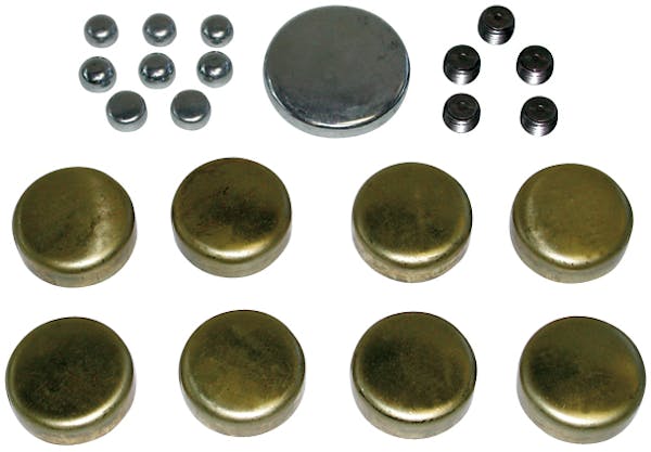 Proform Brass Engine Freeze Plug Kit Olds V8 66559