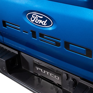 Putco 55564BPFD Ford F-150 (Flat "Cut" Black Platinum Stainless) Fits PRO Tailgate