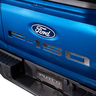 Putco 55564FD Ford F-150 (Flat "Cut" Polished Stainless "Chrome style") Fits PRO Tailgate