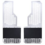 Putco 78175 Mud Skins Brushed Stainless Steel (Featuring Hex Shield Pattern)