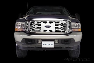 Putco 89105 Flaming Inferno Stainless Steel Grilles