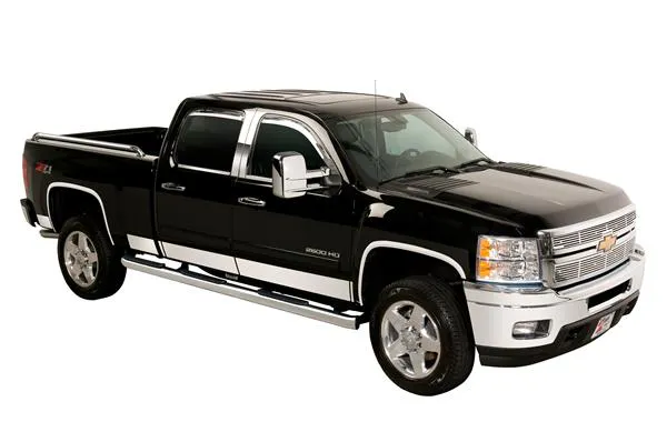 Putco 9751424 Putco Premium Stainless Steel Rocker Panels Kit Fits Ford ...