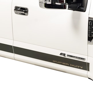 Putco 9751456BPFD Ford Black Platinum Rocker Panels