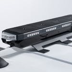 Putco 950236 36" Tri Color Hornet - Amber/Blue/White LED Stealth Rooftop Strobe Light Bar