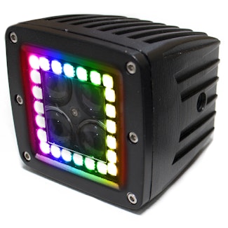 Race Sport Lighting RSRGB12A ColorADAPT 3x3 HALO Cube Light with RGB Multi-Color Functions