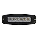 Race Sport Lighting 5LEDMINI 7.5 inch Oval Flush Mount Mini LED Flood Beam Auxiliary Light 10-30VDC