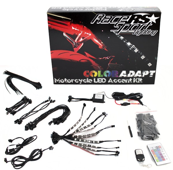 Race Sport Lighting RSMKIT ColorADAPT Adaptive RGB LED Motorcycle Kit