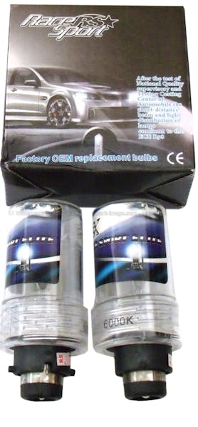 Race Sport Lighting D4-6K-SB-RB Replacement Bulb (Pair)