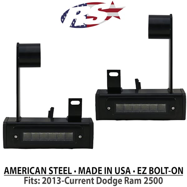 Race Sport Lighting DHDHB17UP Dual Row Blacked Out Light Bar Kits
