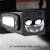 Race Sport Lighting FHDHB1116SL Hitch Bar Reverse 7in LED Flood Light HD Bolt-On Chrome Kit-Single End Light Cap