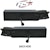 Race Sport Lighting FHDHB1116SL Hitch Bar Reverse 7in LED Flood Light HD Bolt-On Chrome Kit-Single End Light Cap