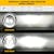 Race Sport Lighting JJKDKK7 7in Jeep Wrangler JK LED headlight Diamond Series Cree Dual Beam Optical Pair