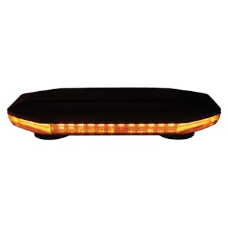 Race Sport Lighting LPMBWA LoPro White and Amber Strobing Wig Wag Mini Bar with Portable Magnetic Base