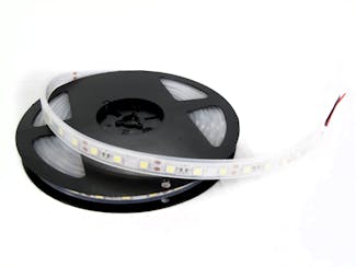 Race Sport Lighting MS9FTWSTRIP-R Red 9' Flexible Strip Light w/ Clear Waterproof Sleeve IP67