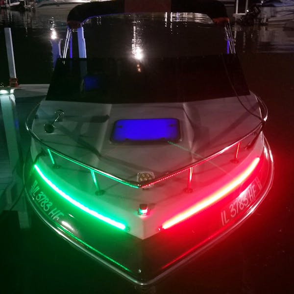 Race Sport Lighting MSL1FTSL Marine Vessel 12in LED Strip Starboard and Port sidelight Nav kit (1FT)
