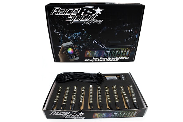 Race Sport Lighting RSMKCS ColorSMART Smartphone Controlled LED Motorcycle Kit