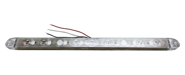 Race Sport Lighting RS-17-CLEAR 17 Screw Mount Hi-Power 9-LED Tail/Brake Light (Clear)