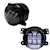Race Sport Lighting RS-4FHALOW 4 LED 30-Watt Cree Fog Light Kit 30W 1440LM with White LED Halo