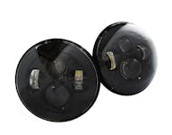 Race Sport Lighting RS-7LEDHLP-5500K-PR (2) 7 LED Projector Conversion Kit 4x10Watt- Plug N Play H4 H/L