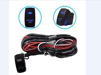 Race Sport Lighting RS0007 Complete Wire and Switch Harness with Light Bar