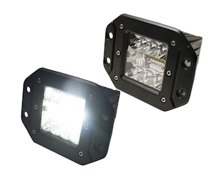 Race Sport Lighting RS3X3FECO 3x3in ECO-LIGHT Series LED Hi-Power Flush Mount Style Auxiliary Lights (Pair)