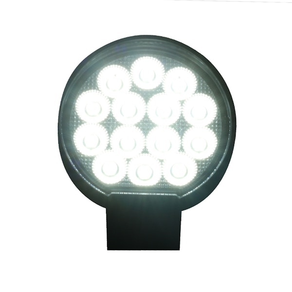 Race Sport Lighting RS4IQ56WR 4.5-inch 56-Watt Round IQ Series Auxiliary LED Flood Beam Light