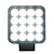 Race Sport Lighting RS4IQ64WS 4.25-inch 64-Watt Square IQ Series Auxiliary LED Flood Beam Light