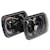 Race Sport Lighting RS5X7SSB 5x7 60-Watt BlackedOut  Sealed beam Conversion Headlight DRL- Turn Signal Spider