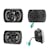 Race Sport Lighting RS5X7SSB 5x7 60-Watt BlackedOut  Sealed beam Conversion Headlight DRL- Turn Signal Spider