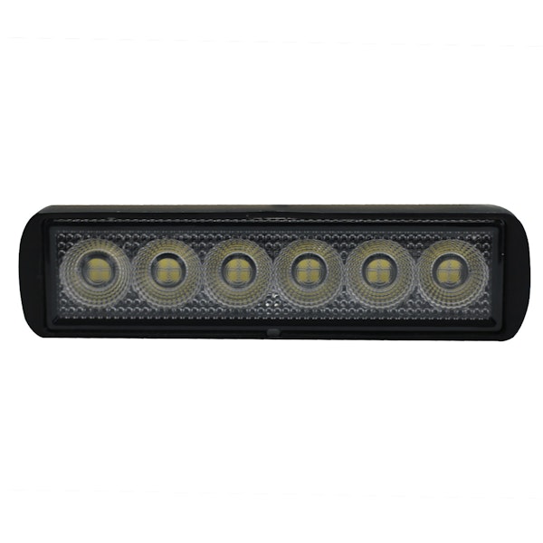 Race Sport Lighting RS6IQ24W 6 x 1.5in 24-Watt Rectangle IQ Series Auxiliary LED Flood Beam Light
