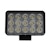 Race Sport Lighting RS6IQ60W 6 x 3.75in 60-Watt Rectangle IQ Series Auxiliary LED Flood Beam Light