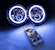 Race Sport Lighting RS7RGBH2 7 LED Projector Kit 4x10Watt with ColorSMART RGB Multi-Color Halo