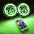 Race Sport Lighting RS7RGBH2 7 LED Projector Kit 4x10Watt with ColorSMART RGB Multi-Color Halo