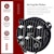 Race Sport Lighting RS9COMBOKIT 9 inch LED RGBW Headlights & Fog Light Combo Kit