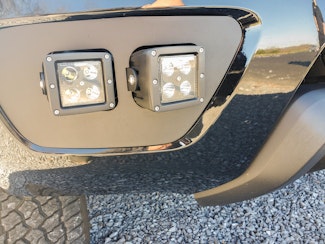 Race Sport Lighting RSBO3X3 Blacked Out Series 3x3 LED Auxiliary Light Cube Kit with spot optical beam