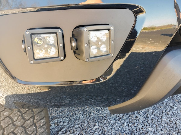 Race Sport Lighting RSBO3X3 Blacked Out Series 3x3 LED Auxiliary Light Cube Kit with spot optical beam