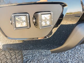 Race Sport Lighting RSBO3X3 Blacked Out Series 3x3 LED Auxiliary Light Cube Kit with spot optical beam